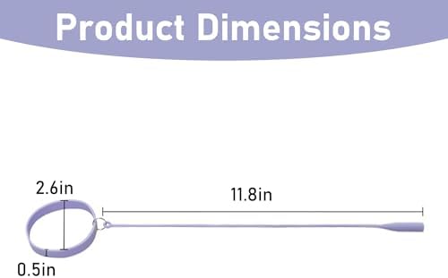 2 Pieces Silicone Eyelash Tweezer Wristbands, Purple and White Anti-Drop Protective Holder Bands for Lash Extensions, Flexible Tool Safety Set for Salon and Home