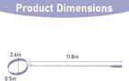 2pcs Purple and White Silicone Wristband for Eyelash Tweezers Handy Holder Band for Beauty Work