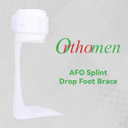 Orthomen Drop Foot Brace - AFO Splint - Ankle Foot Orthosis Support (M/Right)