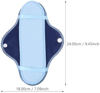 Washable Sanitary Napkins and Reusable Menstrual Pads 8pcs Set Flannel Cloth Sanitary Towels for Day and Night Use Postpartum Period Care for Women