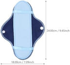 Reusable Menstrual Pads Washable Sanitary Napkins Polar Fleece Leakproof Sanitary Towel 8pcs Set Day and Night Use Postpartum Care Pads for Women