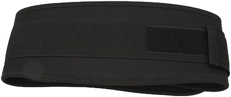 Lumbar Waist Support Belt, Adjustable Fade Resistant Lumbar Support Belt, Rotating Ring Buckle, Reverse Stretch Reinforced Metal Buckle for Sports (L)