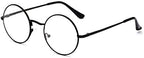 Quality Unisex Retro Round Reading Glasses Spring Hinge Stainless Steel Frame Metal Round Reading Glasses