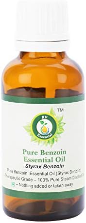 Benzoin Essential Oil | Styrax Benzoin | Styrax Benzoin Essential Oil | 100% Pure Natural | Steam Distilled | Therapeutic Grade | 50ml | 1.69oz by R V Essential