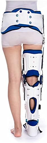 Adjustable Ankle and Foot Orthosis Knee Support Orthosis Immobilizer Hinged Hip Knee Support Brace Used for Left and Right Leg 22.7.27(V?Nster-M)