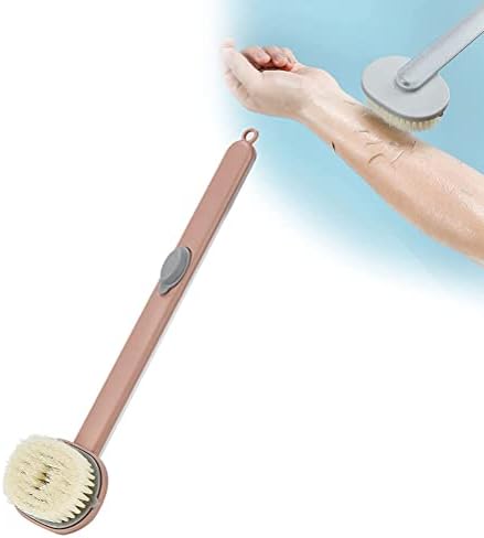 Shower Brush, Long Handle Shower Scrub Brush, Long Handle Bathroom Massage Cleaning Brush, Soap Dispenser Back Brush for Shower Brush