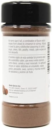 Badia Ground Allspice Seasoning, 2 oz – Warm & Aromatic Spice for Baking, Cooking, and Seasoning