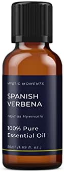 Mystic Moments | Spanish Verbena Essential Oil 50ml - Pure & Natural Oil for Diffusers, Aromatherapy & Massage Blends Vegan GMO Free