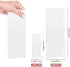 600-Count Non Woven Wax Strips, 2 Size Body and Facial Epilating Wax Strips Paper for Hair Removal, Beauty Waxing Strips for Leg Face Chest Back and Bikini