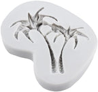 Coconut Tree Fondant Molds Hawaiian Style Silicone Mold for Cake Decoration Cupcake Topper Chocolate Candy Sugar Craft Gum Paste Polymer Clay
