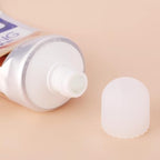 Self Closing Toothpaste Caps - Silicone Toothpaste Cap, Mess-Free Toothpaste Pump, Toothpaste Caps for Kids, Adults, Toothpaste Dispenser Squeezer Lids for Bathroom Accessories