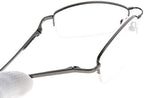 Eyekepper Half-Rim Womens Reading Glasses Memory Titanium Bridge Ladies' Readers (Gunmetal,+1.50)