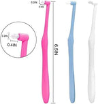 8 PCS Interspace Toothbrush Set for Teeth Detail Cleaning and Braces Clean,Tapered Orthodontic Brushes,Compact Trim Tooth Toothbrush