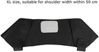 Heated Shoulder Support Braces Thermal Shoulder Protection Shoulder Pads Double Shoulder Warp Sleeves Protector for Men Women Injury Recovery Compression Arthritis Chronic Pain Relief Black Unisex XL