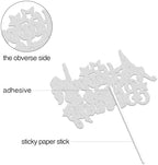Pole Dance Happy Birthday Cake Topper Black Glitter Funny Sexy Cake Decorations Sports Theme Pole Dancer Bachelorette Wedding Bridal Shower Birthday Party Supplies