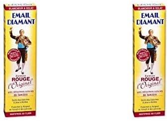 x2 Email Diamant RED Original Cosmetic Toothpaste x2 tubes by Email Diamant