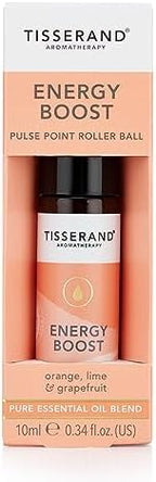 Tisserand Aromatherapy Energy Boost Pulse Point Roller Ball, 10 ml