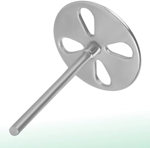STALEKS PRO Expert Elongated PODODISC L (25mm) – Stainless Steel Pedicure Disc with 5 x 180 Grit Disposable Files for Fast Large Area Treatment