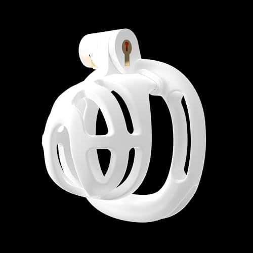 Male Flat Protection Cage Set, Comfortable Flat Cage with 4 Sizes Rings, Waist Belt, Small Tube -USHA27 (M1W)