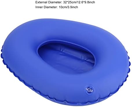 Raguso Inflatable Bedpan Stretchability Elderly Bed Pan for Fractured PU Material for Elderly Bedridden Medical Bed Pan for Patients