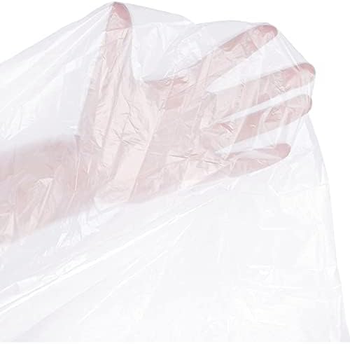 50 Pieces Disposable Plastic Sheeting,for Body Wrap Used Inside a Far Infrared Sauna Blanket,47"" x86 PE (Thicken 50 Pcs),1/50