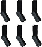 Dickies Men's Dri-Tech Original Moisture Control Crew Socks, Available in M-XXL (6, 12, 18 Pairs)