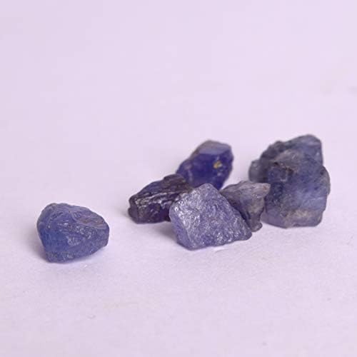 Genuine Pure Natural Tanzanite Rough Stones 21.50 Ct Lot of 7 Pcs Uncut Tanzanite Blue Tanzanite Healing Crystals Loose Gems
