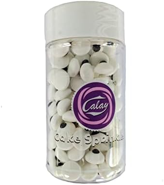 Eastron Edible Small Candy Eyeballs Eyes Cake Cupcake Toppers Cookie Decorations Dessert Sprinkles for Halloween Christmas Birthday Party Supplies 2.75 Ounce
