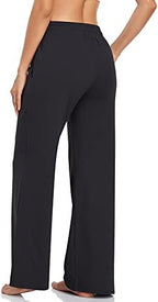 ADANIKI Sweatpants Women Yoga Pants with Pockets for Women Pajamas Work Pants Wide Leg Drawstring Pants for Women's Lounge