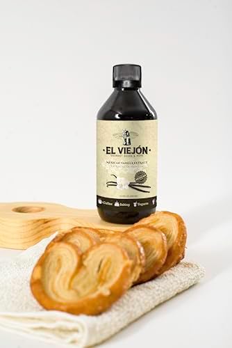 Mexican Vanilla Extract- El Viejon (250 ml/8.3 Fl Oz) Dark