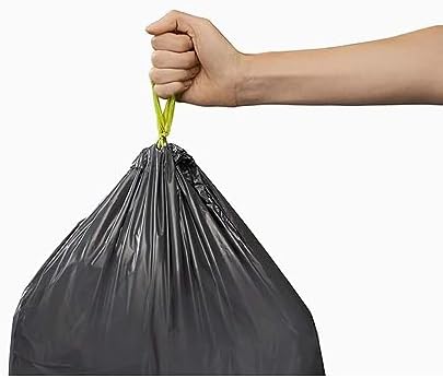 Joseph Joseph IW1 24-36L (6.3-9.5 Gallon) Eco Liners Recycled Bin Liner Trash Bags (20 Pack) - Grey