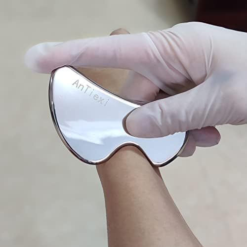 Stainless Steel Gua Sha Scraping Massage Tool Set(6pcs) Muscle Scraper IASTM Tools Great Soft Tissue Mobilization Tool Physical Therapy
