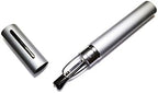 Ultra Slim and Lightweight Pocket Unisex Mini Reading Glasses +1.5 Silver. Comes with free matching oval aluminium case with clip