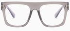 Oversized Reading Glasses Blue Light Blocking Anti UV Computer Readers Sturdy Flat Light Mirror Square Eyewear
