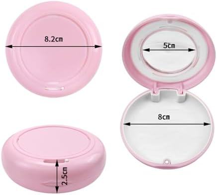 Aligner and Retainer Case, YOUYA DENTAL 2PCS Solid Orthodontic Braces Retainer Case Denture False Box Clear Slim Retainer Mouthguard Holder Teeth Protective Container for Oral Care Dentisty