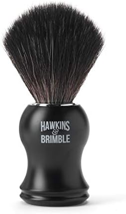 Hawkins & Brimble - Luxury Shaving Brush for Men - For a Richer Lather and Smoother Shave Brush for Mens with Synthetic Soft Bristles and Vegan Friendly - Mens Grooming Synthetic Shaving Brush