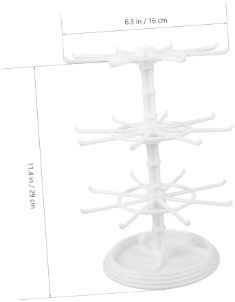 ABOOFAN Hanging Jewelry Organizer Earring Storage Necklace and Bracelet Holder Rotating Jewelry Display