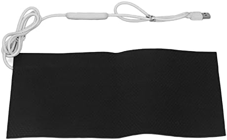 Temperature Regulating Heating Pad, 4 Gear USB Power Waterproof Electric Cloth Heater, Winter essentials, for Neck, Back, Abdomen, Lumbar Heating (25x30cm)