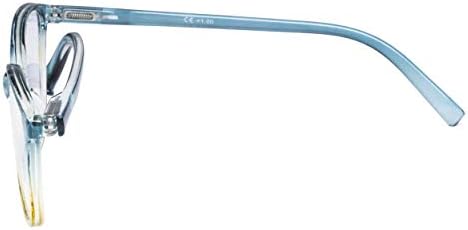 CessBlu Ladies Reading Glasses 5 Pairs Oversize Reader Eyeglasses for Women Reading Cat-eye Design with Spring Hinge