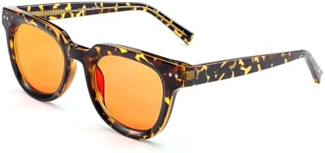 Blue Light Blocking Reading Glasses Amber Blue Blocker Lens - For Better Sleep, Reduce Eye Strain for Women + Men