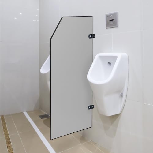 Urinal Partition, Wall-mounted Urinal Screen Toilet Partition,Men’s Urinal Privacy Screen Divider Partition for Hotel/Schools/Kindergartens/Shopping Malls/Public Places,1 PCS