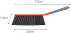 LIZEALUCKY Hand Broom Cleaning Brush Soft Bristles Deep Cleaning Leather Cleaning Brush Household Cleaning Tool (Orange)