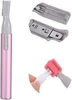 Electric Eyebrow Trimmer, Pink Face Eyebrow Hair Body Blade Razor Shaver, New Painless Portable Eyebrow Shaper Trimmer Kit for Women Men,