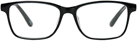 Foster Grant Unisex Payton Anti-fog Blue Light Readers Rectangular Reading Glasses