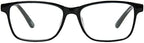 Foster Grant Unisex Payton Anti-fog Blue Light Readers Rectangular Reading Glasses