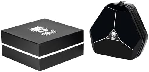 Skull Shaver Pitbull Diamond Travel Case - Durable Glossy Case for Shaver Storage - Compact Organizer - Travel-Friendly Design - Great Gift Idea
