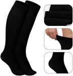 Pistha 2 Pairs Compression Socks for Women and Men Cycling Hiking Running Sports and Travel