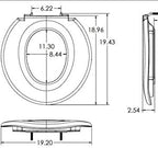Big John Open Front with Cover Toilet Seat