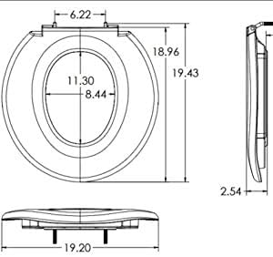Big John Open Front with Cover Toilet Seat
