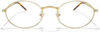 MERRY'S Unisex Reading Glasses Retro Oval Frame Fashionable Blue Light Blocking Reading Glasses
